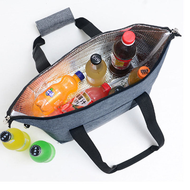 Large-Capacity Folding Food Delivery Cooler Bag