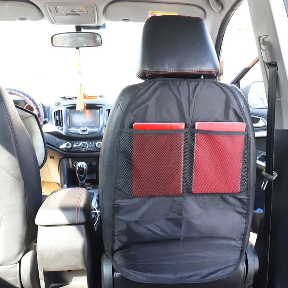 Deluxe Car Seat Back Protector – Anti-Kick Pad with Pockets