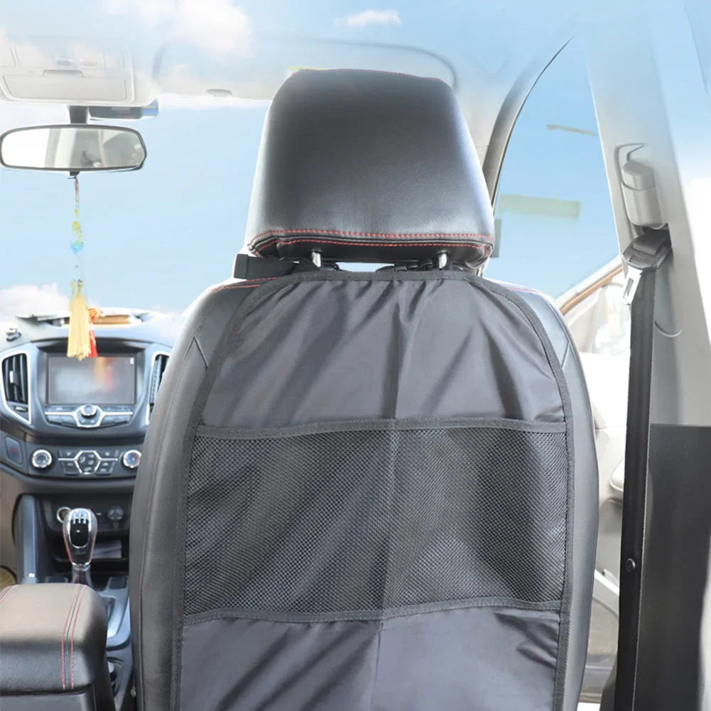 Deluxe Car Seat Back Protector – Anti-Kick Pad with Pockets