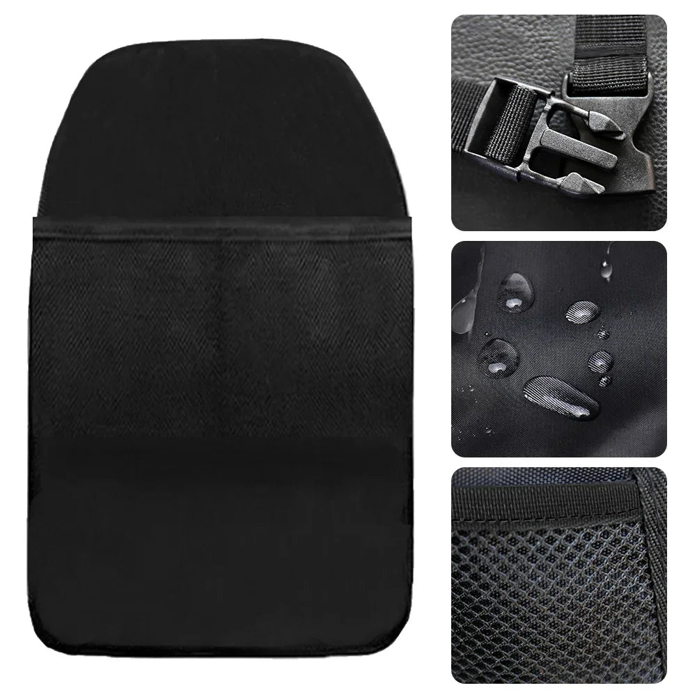 Deluxe Car Seat Back Protector – Anti-Kick Pad with Pockets