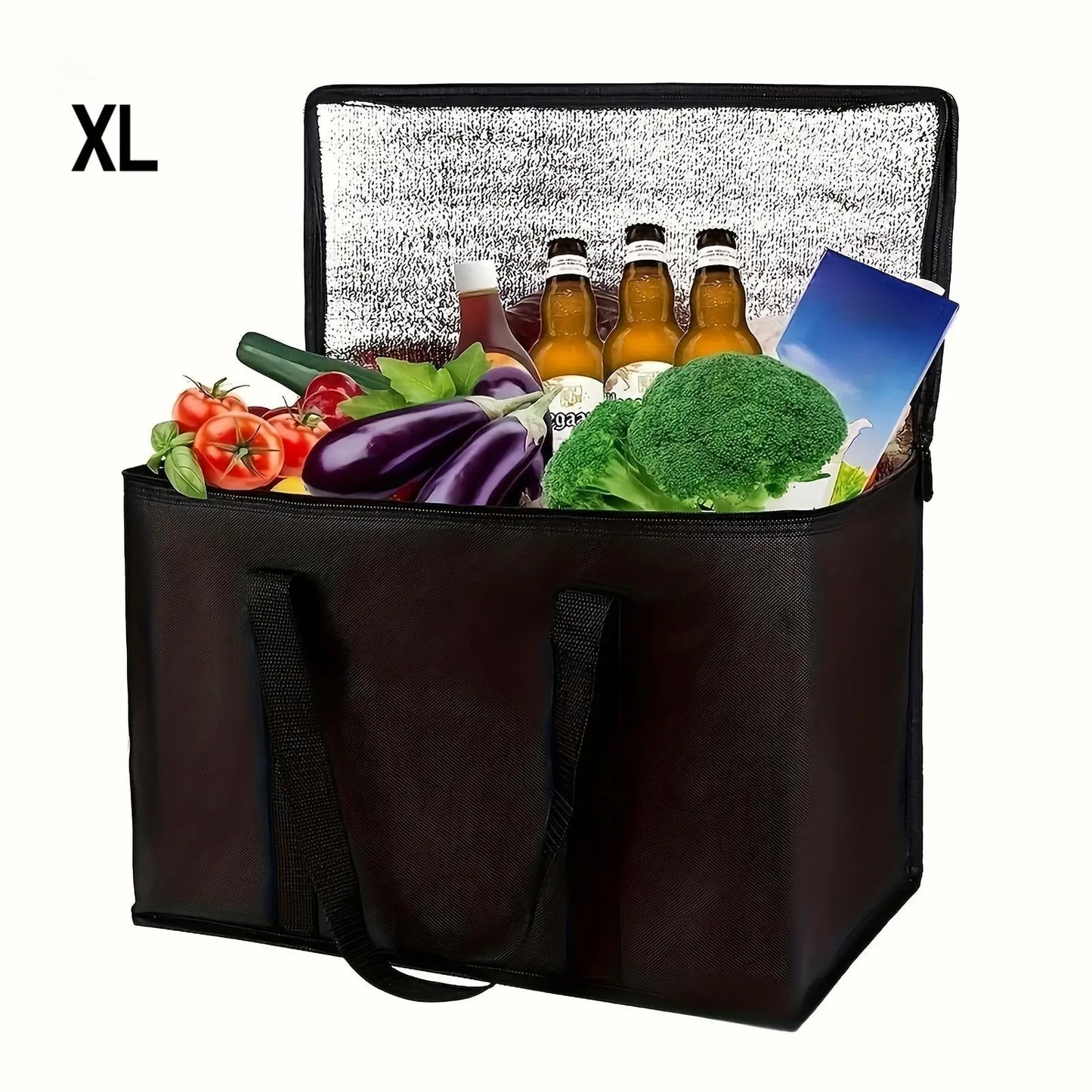 1pc Large Capacity Insulated Soft Delivery Bag