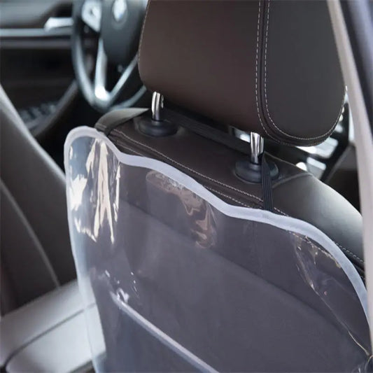 Durable Transparent Car Seat Back Protector – Scratch & Kick Resistant