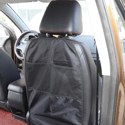 Deluxe Car Seat Back Protector – Anti-Kick Pad with Pockets